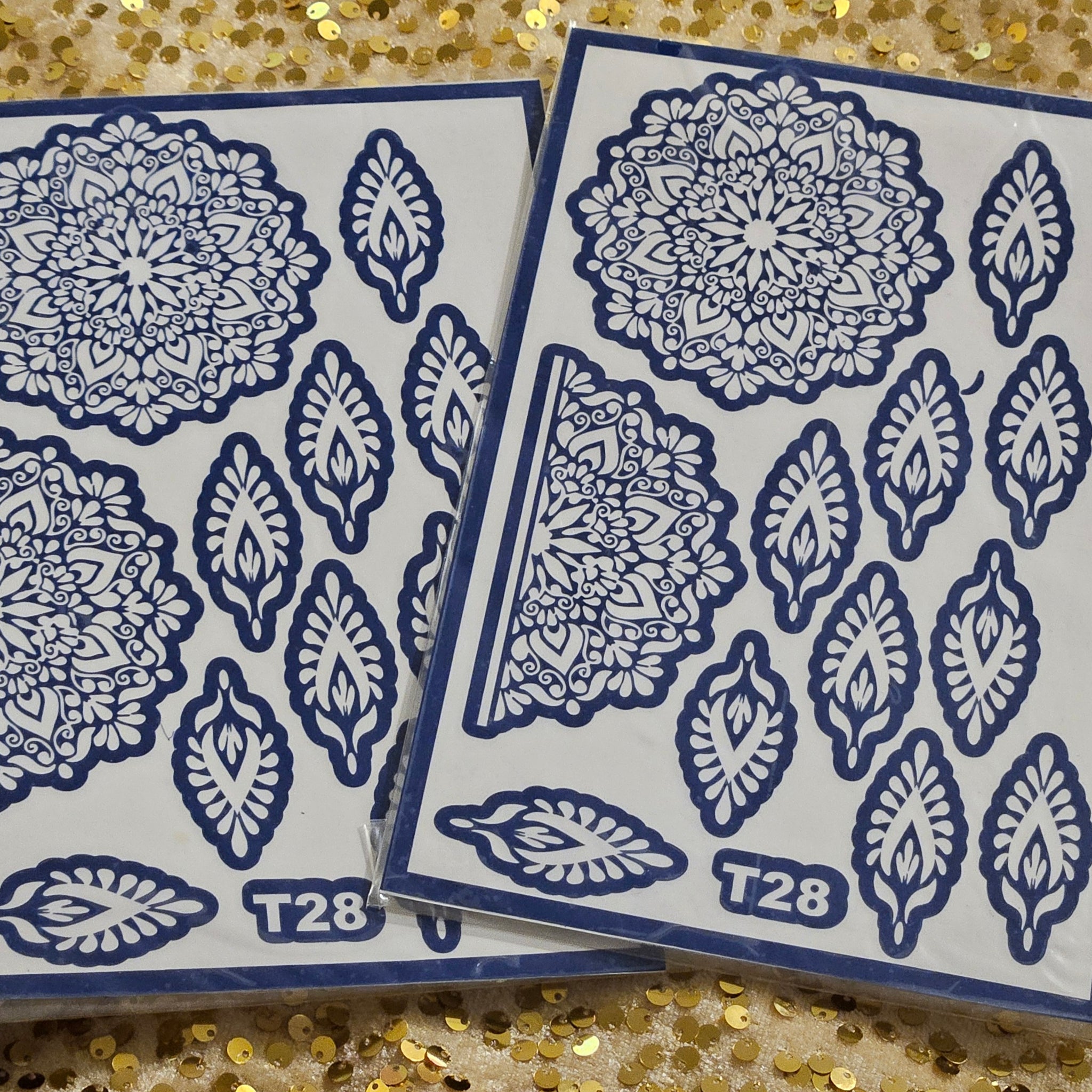 Aqua Radiance henna tattoo- T28